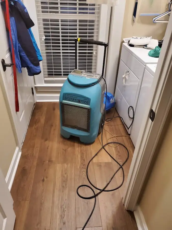 Commercial dehumidifier deployed for Flood Damage Cleanup in Glendale