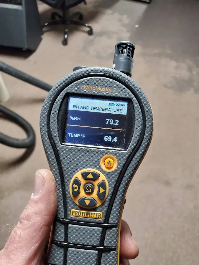 Moisture meter humidity assessment for Fire & Smoke Damage Restoration in Glendale