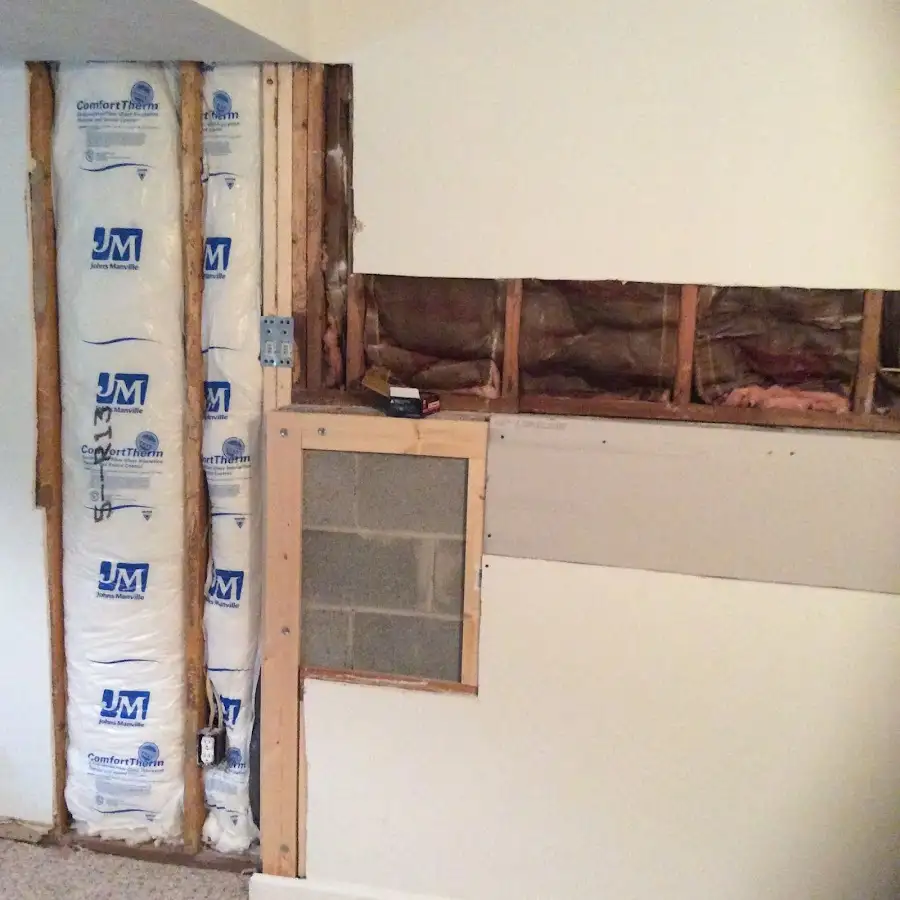Wall insulation replacement during Odor Removal & Deodorization in Glendale